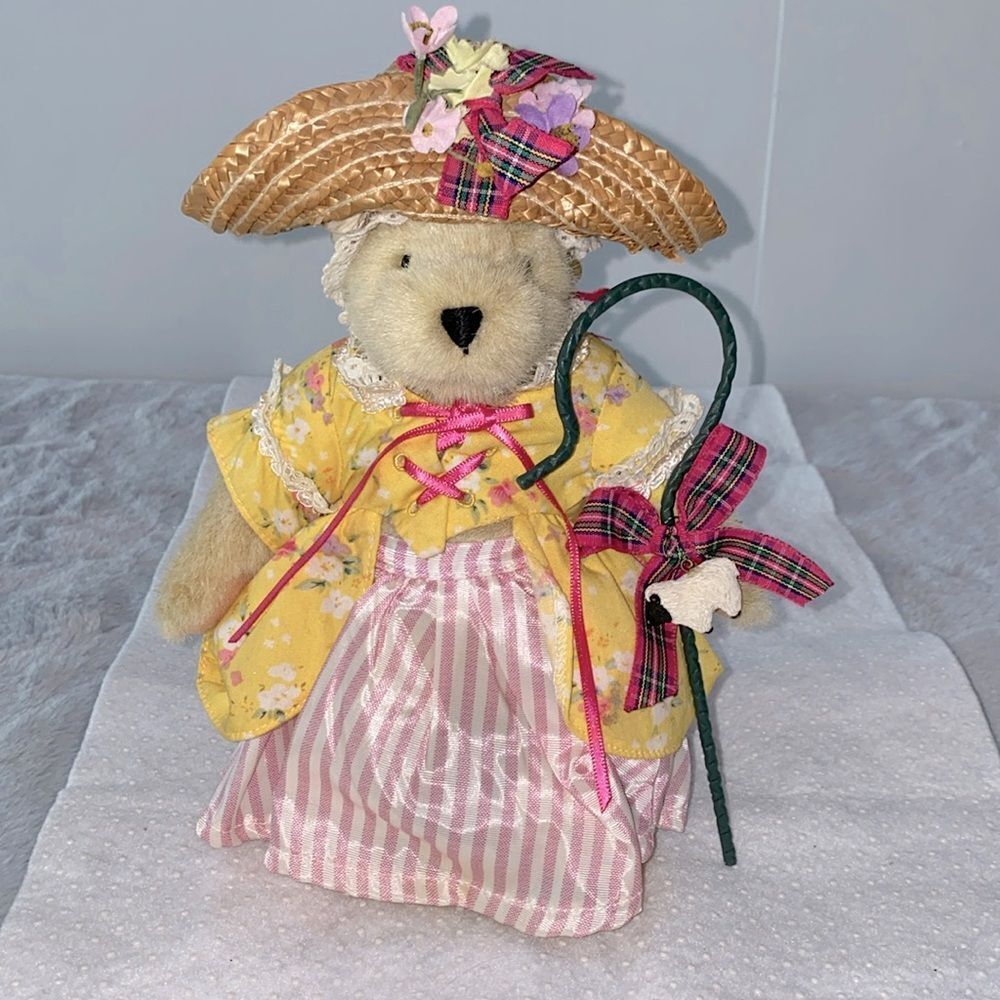 Muffy Vanderbear Collector' Edition Plush Little Bo Peep In Floral Yellow Dress